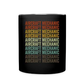 Mécanicien d’aéronefs Mécanicien d’aéronefs - Mug uni - noir - Devant