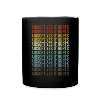 Airsoft Oui ça fait mal Airsoft Airsoft Jeu - Mug uni - noir - Devant