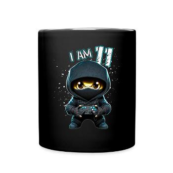 Anniversaire des enfants 11 ans - jeux vidéo et - Mug uni - noir - Devant