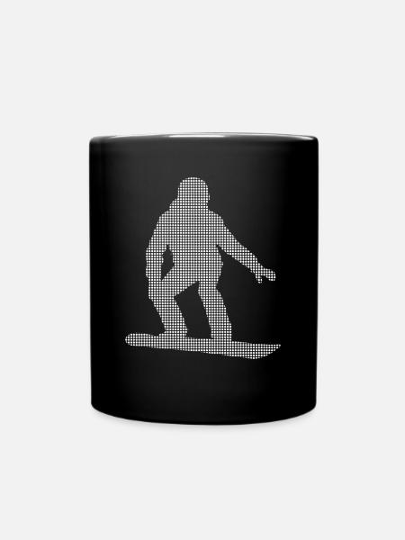 Snowboarding - Tasse einfarbig - Schwarz