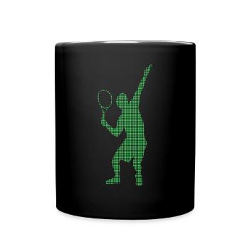 Tennis - Mug uni - noir - Devant