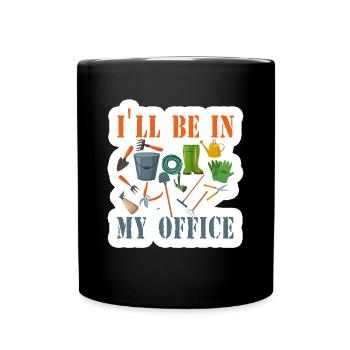 Garten Motiv Gärtner & Gärtnerin Spruch - Tasse einfarbig - Schwarz - Vorne