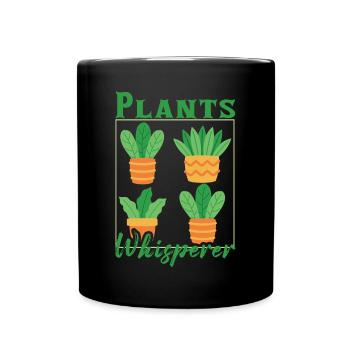 Garten Motiv Gärtner & Gärtnerin Spruch - Tasse einfarbig - Schwarz - Vorne