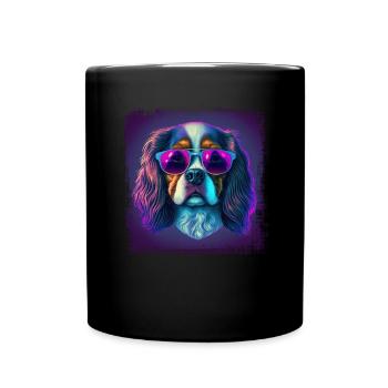 Hunde Spruch Cavalier Spaniel für Hundeliebhaber - Tasse einfarbig - Schwarz - Vorne