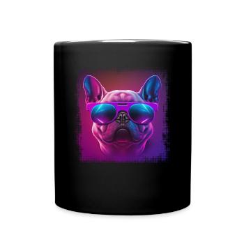 Chiens Français Bulldog Amateurs de chiens - Mug uni - noir - Devant