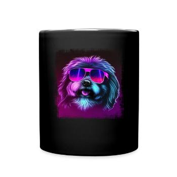 Hunde Spruch Havaneser Design für Hundeliebhaber - Tasse einfarbig - Schwarz - Vorne