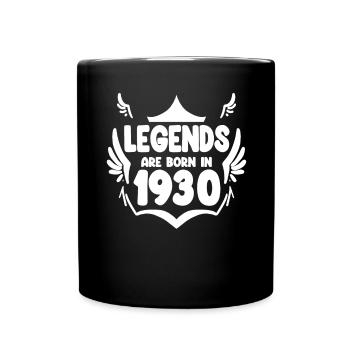 1930 - Mug uni - noir - Devant