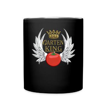 Gardener Accessories Garden Motif - Full Colour Mug - black - Front