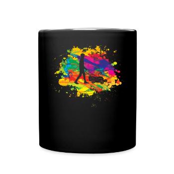 Gardener Accessories Garden Motif - Full Colour Mug - black - Front