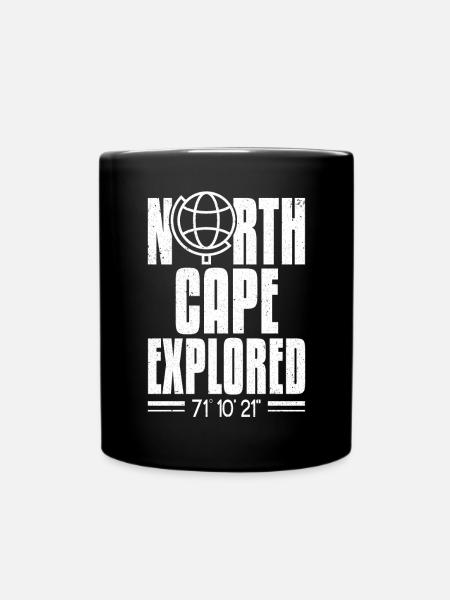 Nordkap/ North Cape team Rundreise design - Tasse einfarbig - Schwarz