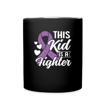 Épilepsie Kid Ruban violet Épilepsie épileptique - Mug uni - noir - Devant