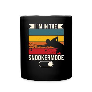 Billard Im In The Snookermode 8 Ball Pool Spieler - Tasse einfarbig - Schwarz - Vorne
