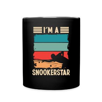 Billard Im A Snookerstar 8 Ball Pool Spieler - Tasse einfarbig - Schwarz - Vorne