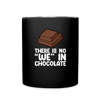 Chocolate Lover Tablettes de chocolat au lait - Mug uni - noir - Devant