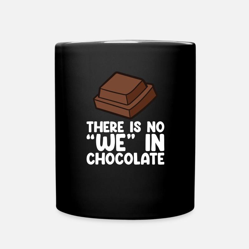 Chocolate Lover Tablettes de chocolat au lait - Mug uni - noir