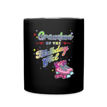 Inline Skater - Tasse einfarbig - Schwarz - Vorne