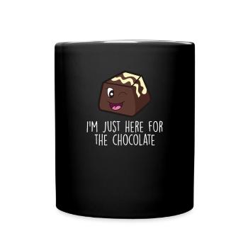 Chocolate Lover Tablettes de chocolat au lait - Mug uni - noir - Devant
