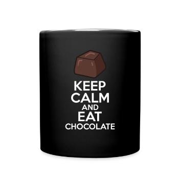 Chocolate Lover Tablettes de chocolat au lait - Mug uni - noir - Devant