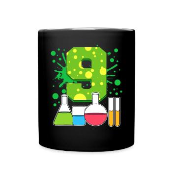 9e anniversaire. 9 ans. Anniversaire du - Mug uni - noir - Devant