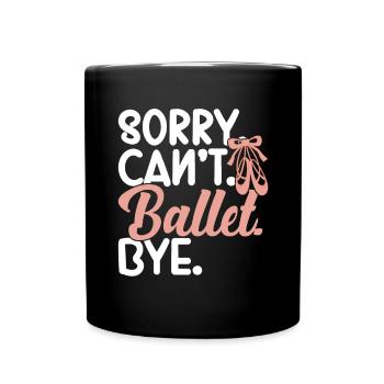 Ballet - Mug uni - noir - Devant