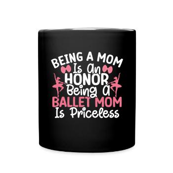Ballet - Mug uni - noir - Devant