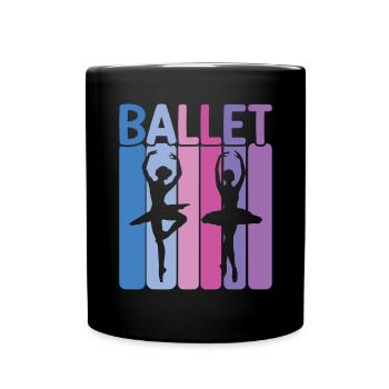 Ballett - Tasse einfarbig - Schwarz - Vorne