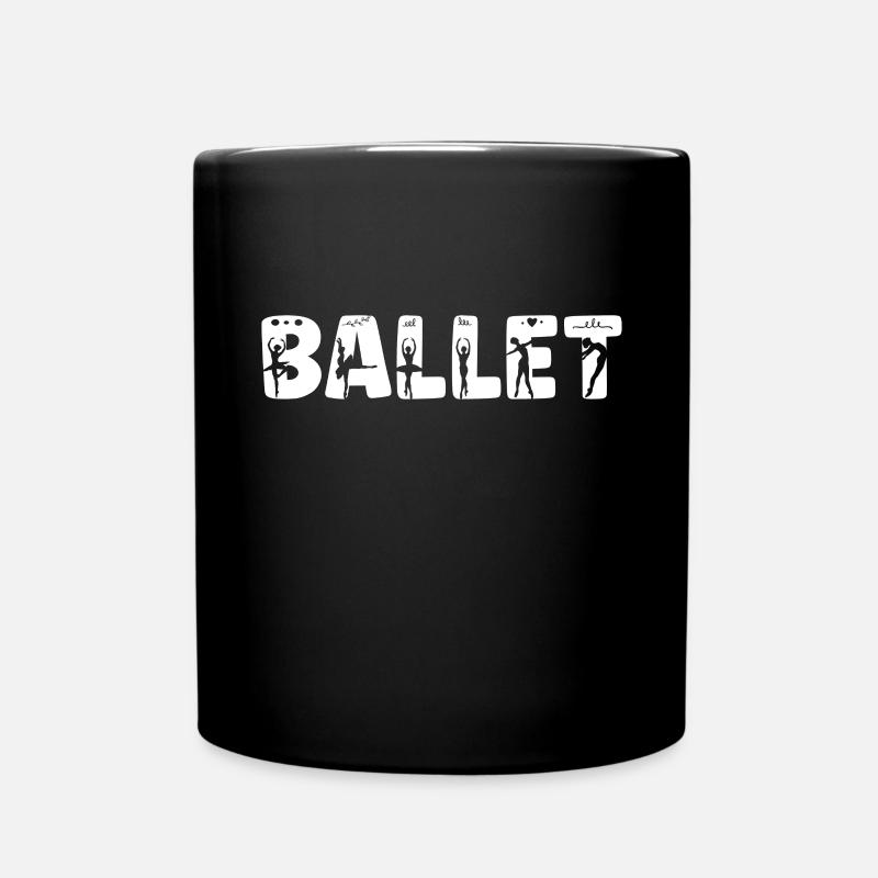 Ballett - Tasse einfarbig - Schwarz