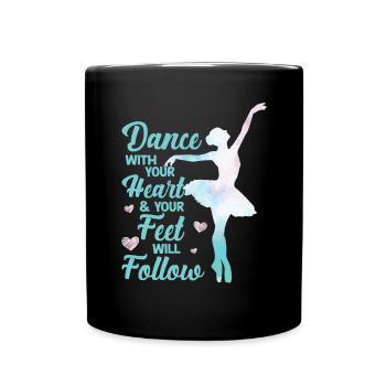 Ballet - Full Colour Mug - black - Front