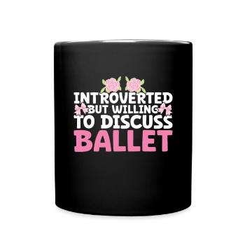 Ballet - Mug uni - noir - Devant