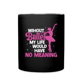 Ballet - Mug uni - noir - Devant