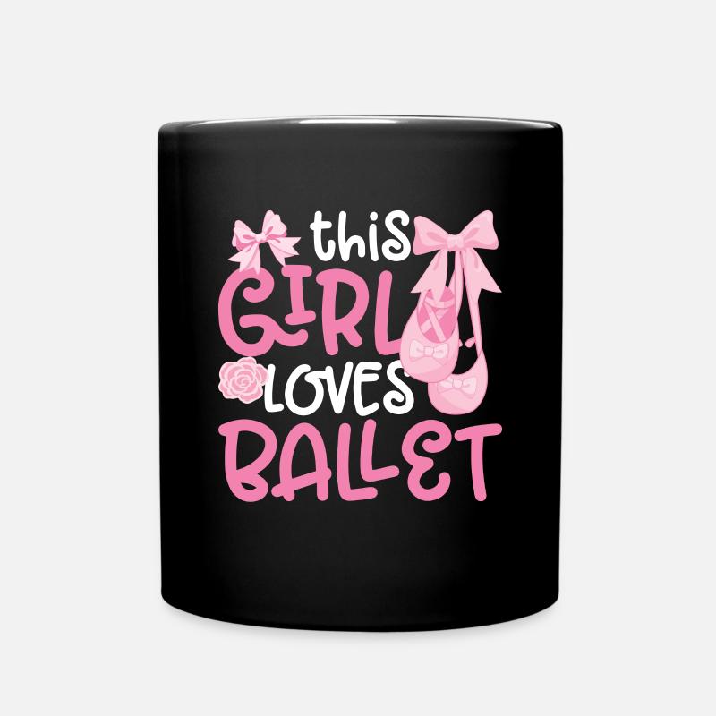 Ballett - Tasse einfarbig - Schwarz