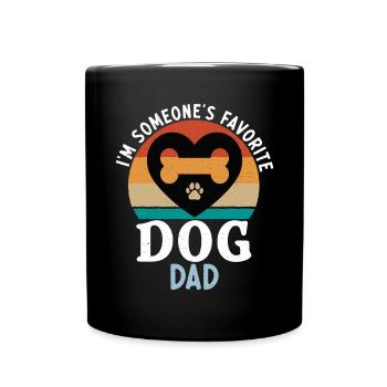 Dog Owner Gift Dog Lover - Full Colour Mug - black - Front