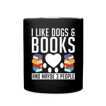 Dog Owner Gift Dog Lover - Full Colour Mug - black - Front