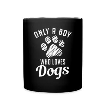 Dog Owner Gift Dog Lover - Full Colour Mug - black - Front