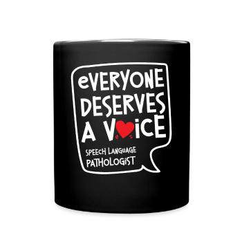 Speech Therapist Therapy Assistant - Tasse einfarbig - Schwarz - Vorne