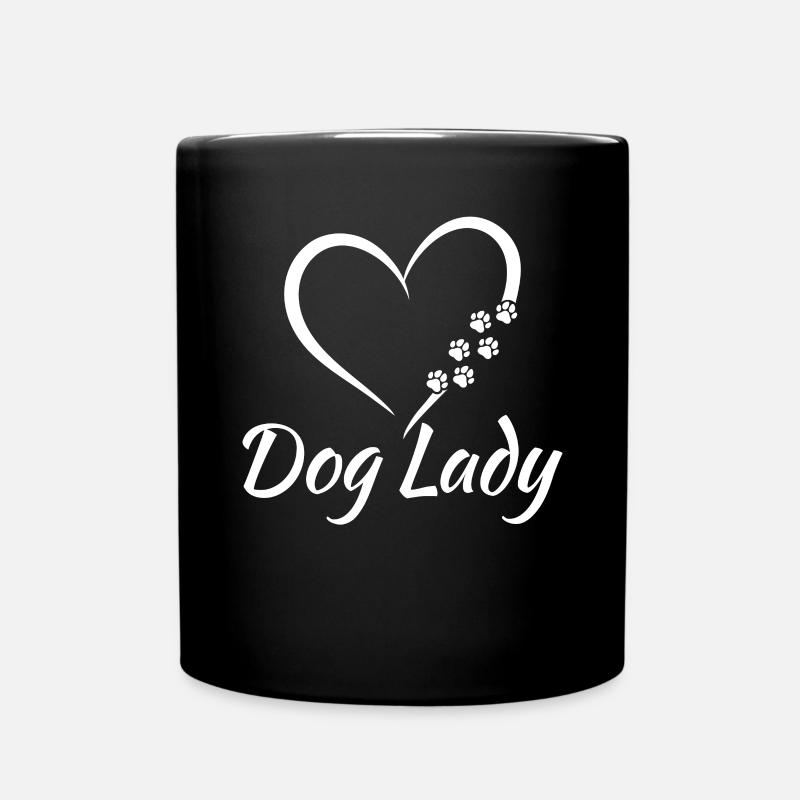 Hundebesitzer Geschenk Hundeliebhaber - Tasse einfarbig - Schwarz