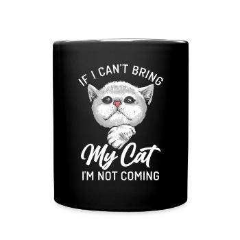 Cadeau Chat Propriétaire Chat Cadeau - Mug uni - noir - Devant