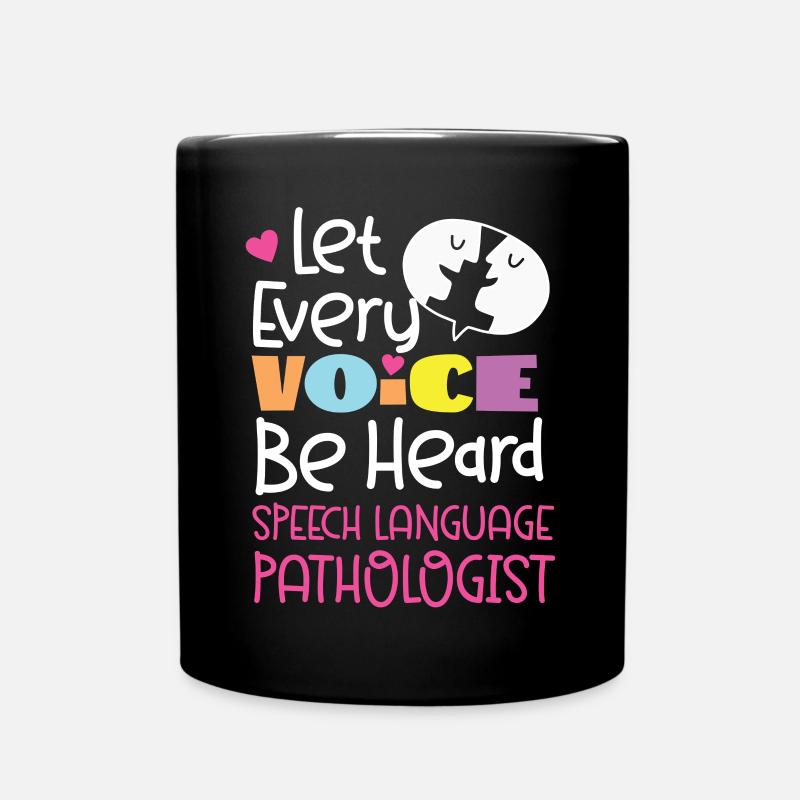 Speech Therapist Therapy Assistant - Tasse einfarbig - Schwarz