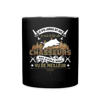 Chasseur Cadeau Chasse Humour Homme Chasseur - Mug uni - noir - Devant