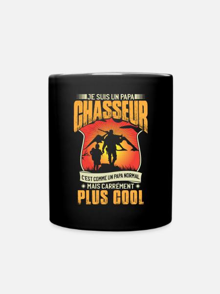 Papa Chasseur - Mug uni - noir