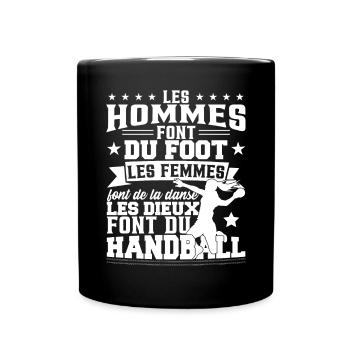 Handballeuse Humour Handball - Mug uni - noir - Devant