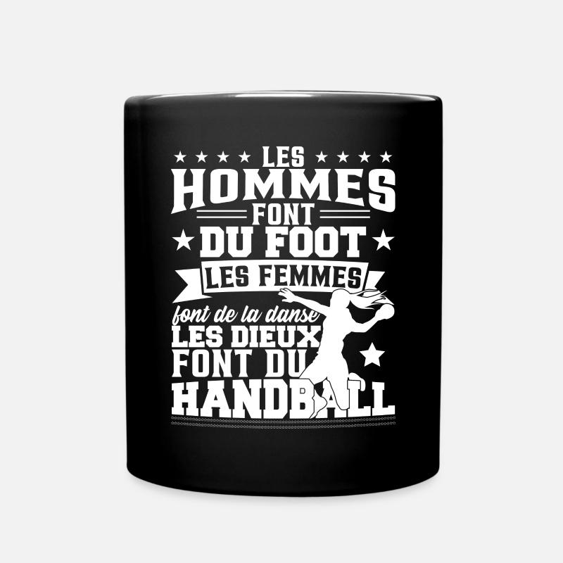 Handballeuse Humour Handball - Mug uni - noir