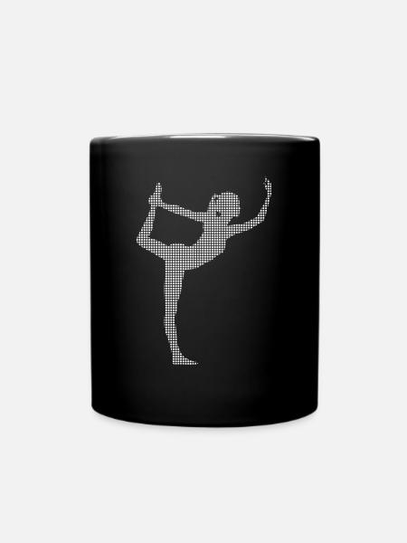 Yoga - Tasse einfarbig - Schwarz