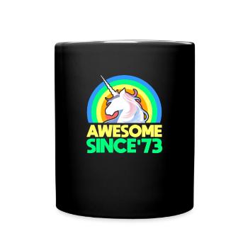 1973 - Tasse einfarbig - Schwarz - Vorne