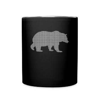 Bear - Full Colour Mug - black - Front