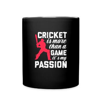 Cricket - Tasse einfarbig - Schwarz - Vorne
