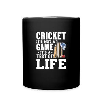 cricket - Full Colour Mug - black - Front