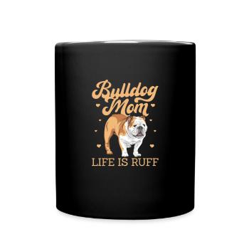 Bouledogue anglais Chien bouledogue anglais Cadeau - Mug uni - noir - Devant