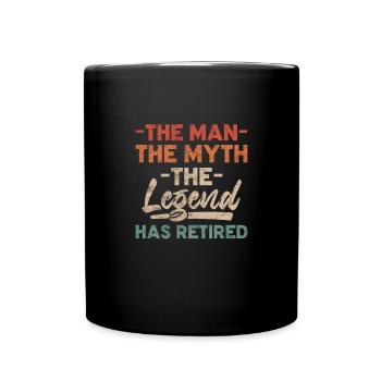 Retirement - Full Colour Mug - black - Front