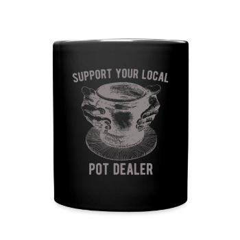 Support your local Pot Pottery Dealer for Makerpo - Full Colour Mug - black - Front